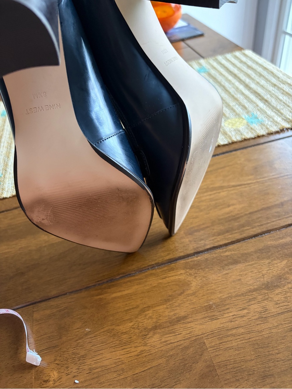 Navy Blue Nine West Heels - Picture 7 of 10